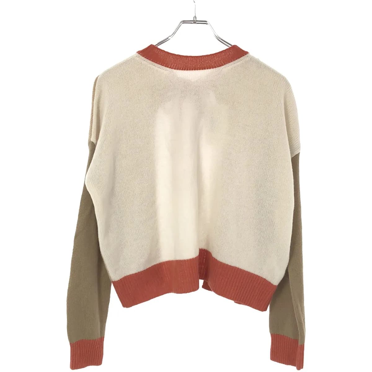 MARNI マルニ 22SS カラーブロックカシミヤリボンニットセーター