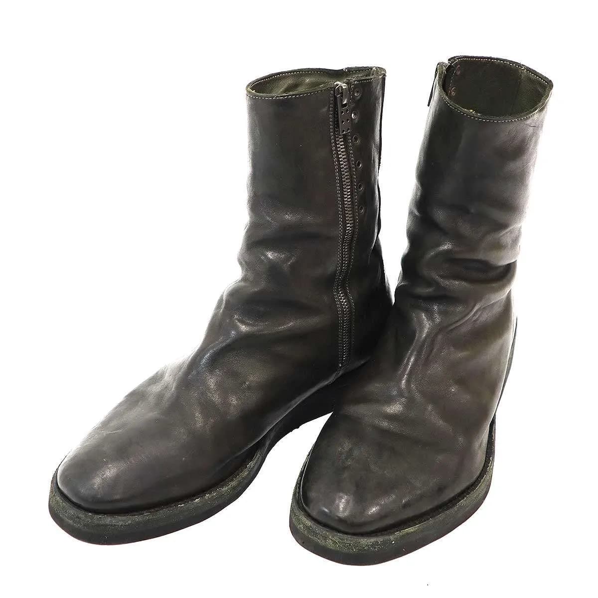 DEVOA デヴォア×インカネーション Boots Horse Leather Garment Dyed サイドジップブーツ