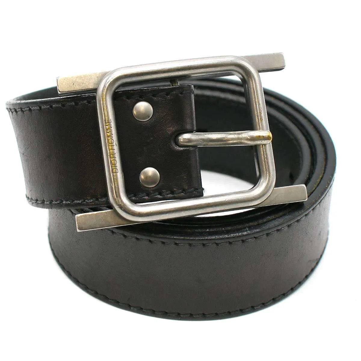 Dior HOMME ディオールオム 2005AW Hバックルレザーベルト