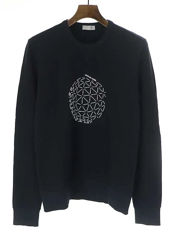 Dior HOMME ディオールオム 07AW LETS GO HOME 起毛スウェットトレーナー