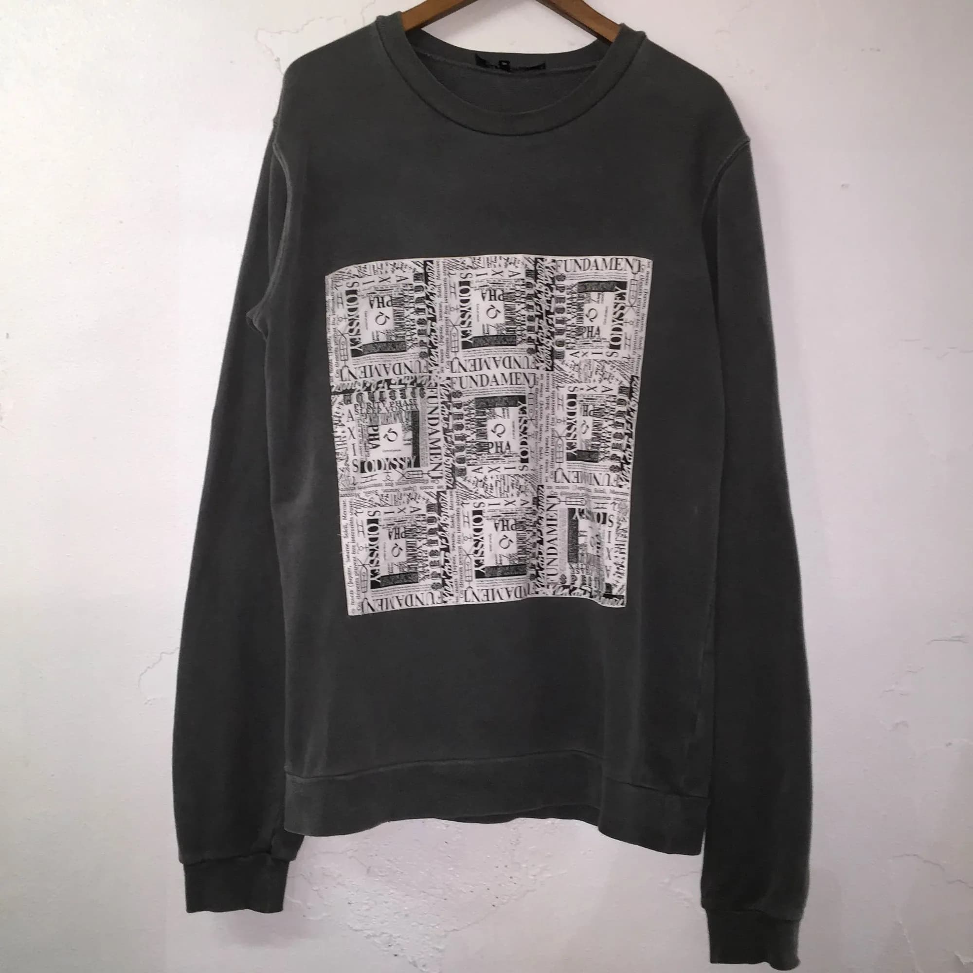 RAF SIMONS RAF SIMONS 04SS 宗教期ワッペンデザインオーバーサイズスウェット 46
