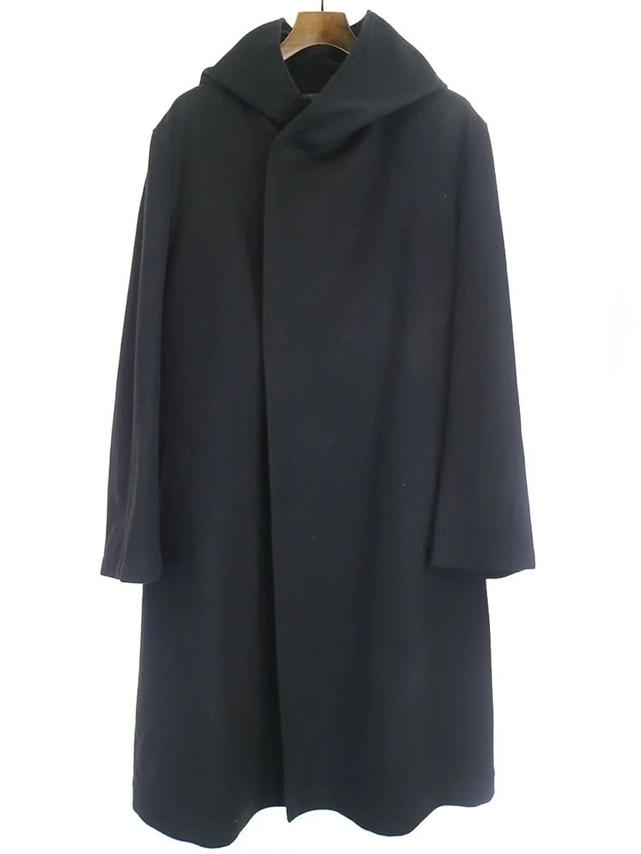 Yohji Yamamoto レギュレーション ヨウジヤマモト メン 18AW カシミヤ混ビーバーフードコート