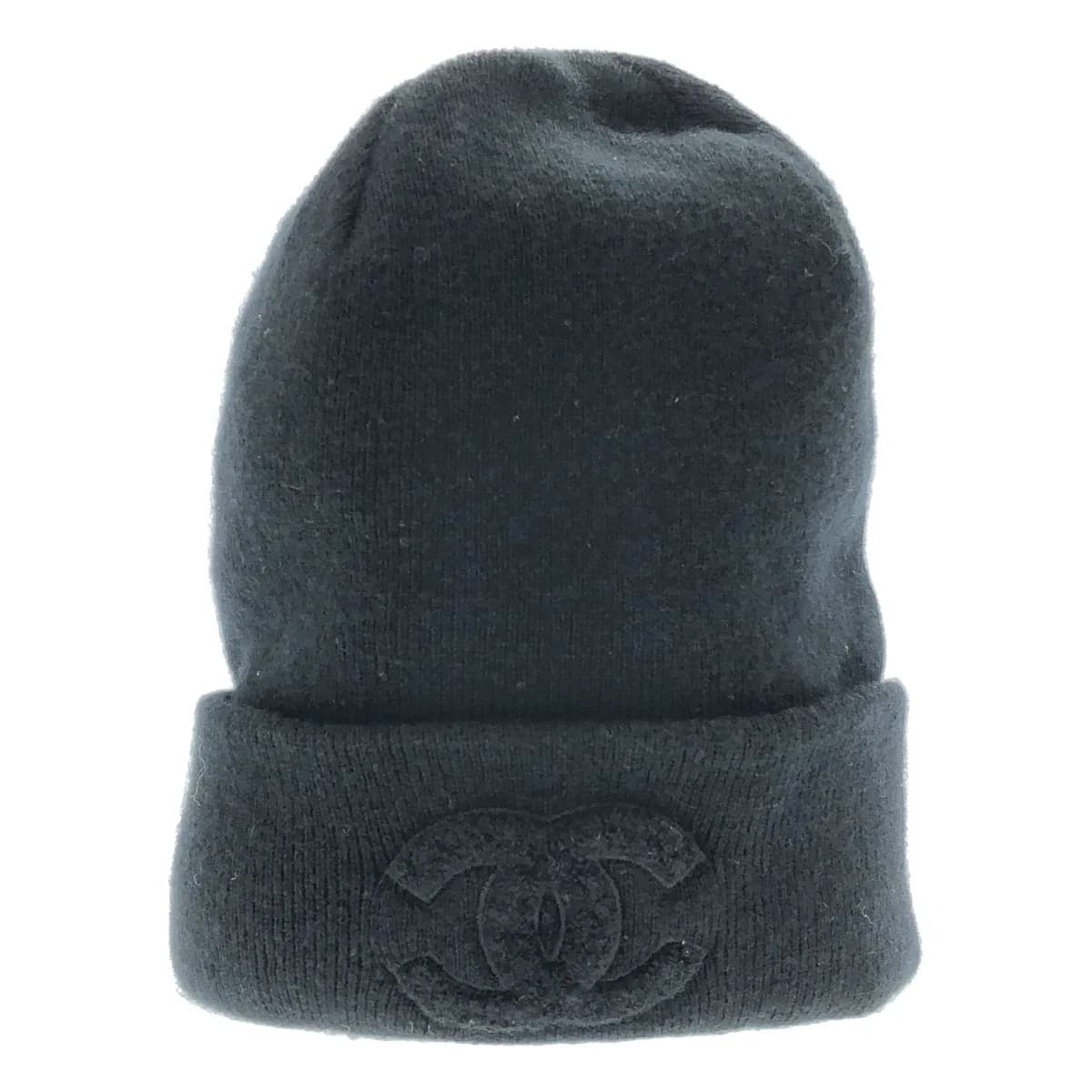 CHANEL シャネル ココマーク カシミヤビーニーニットキャップ