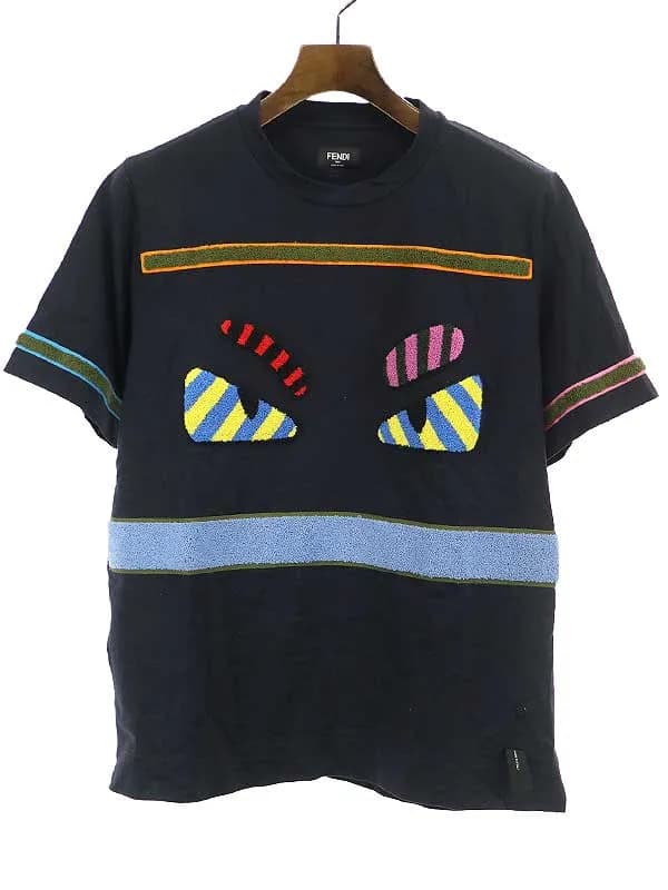 FENDI フェンディ マルチカラーパッチモンスターTシャツ