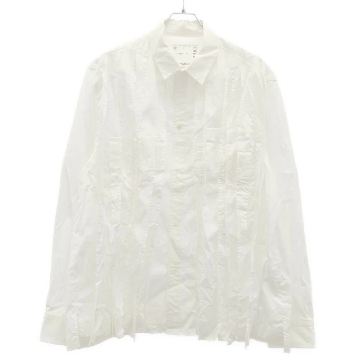 sacai サカイ 24AW Cotton Poplin Shirt コットンシャツ 24-03461M