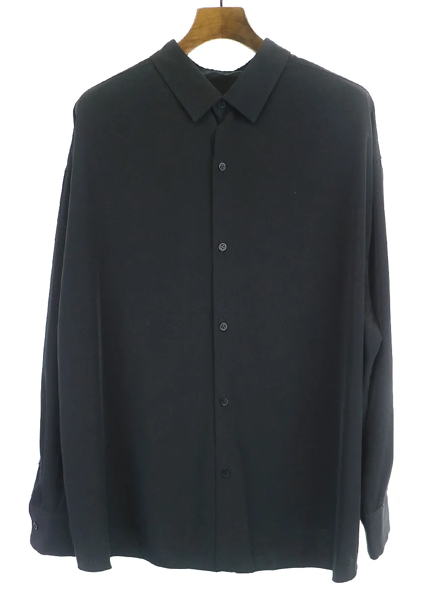 LAD MUSICIAN ラッドミュージシャン 20SS ポリエステルデシンバックフロントシャツ
