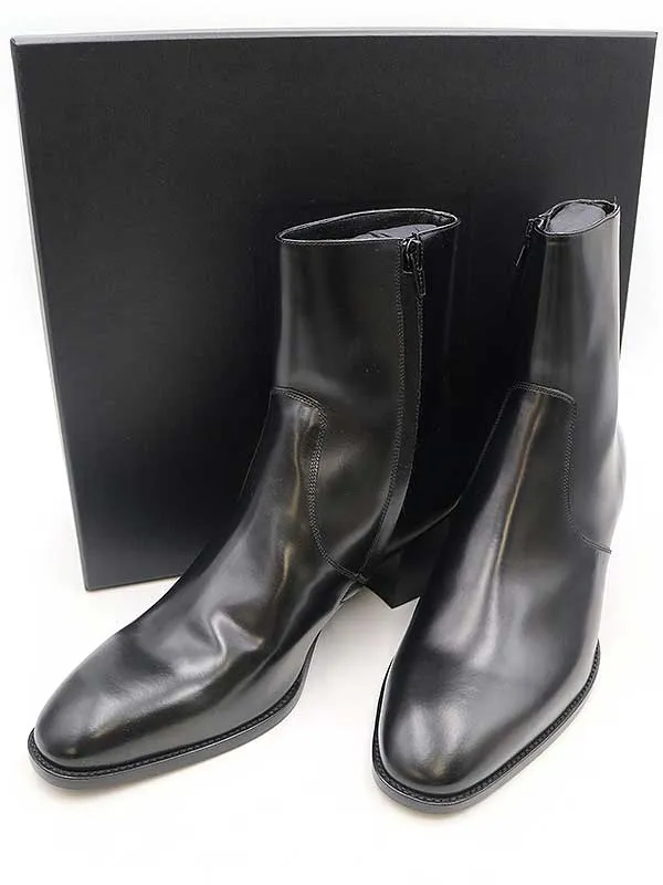 SAINT LAURENT サンローラン パリ ワイアット60 ヒールブーツ