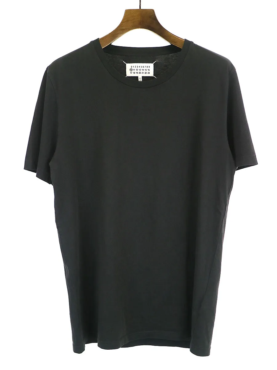 Maison Margiela メゾンマルタンマルジェラ10 18SS クルーネックプレーンTシャツ