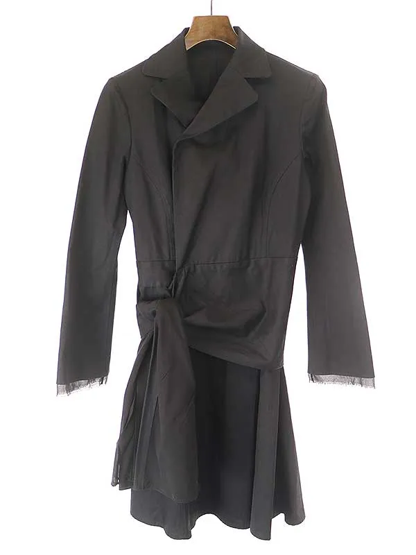 Yohji Yamamoto ヨウジヤマモト プリュスノアール ドッキングロングジャケット