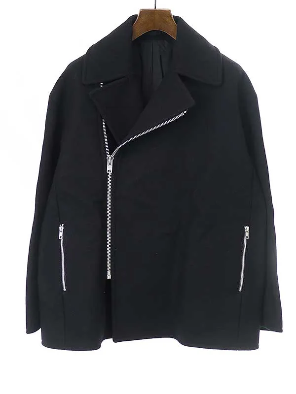 LAD MUSICIAN ラッドミュージシャン 16AW MIDDLE MELTON RIDERS COAT ミドルメルトンライダースコート