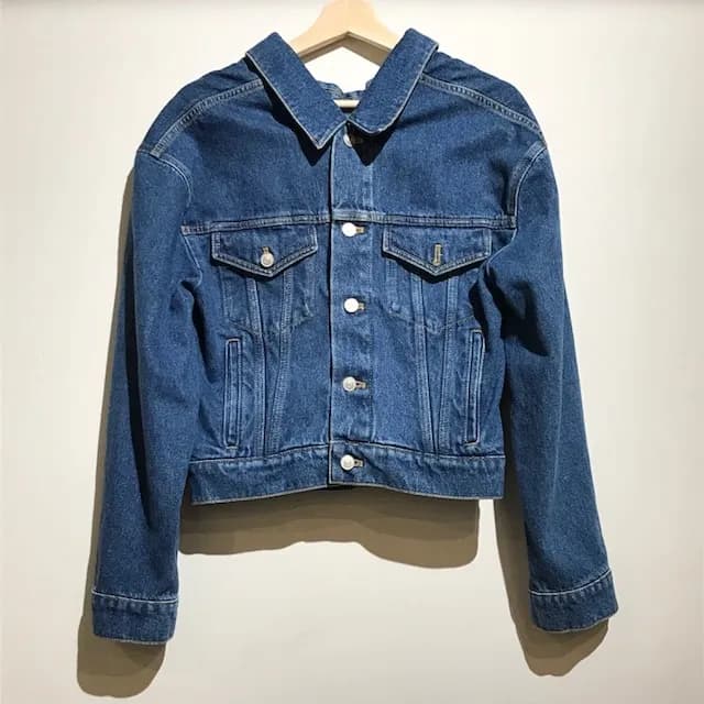 BALENCIAGA BALENCIAGA 17SS ウォッシュド加工変形デニムジャケット