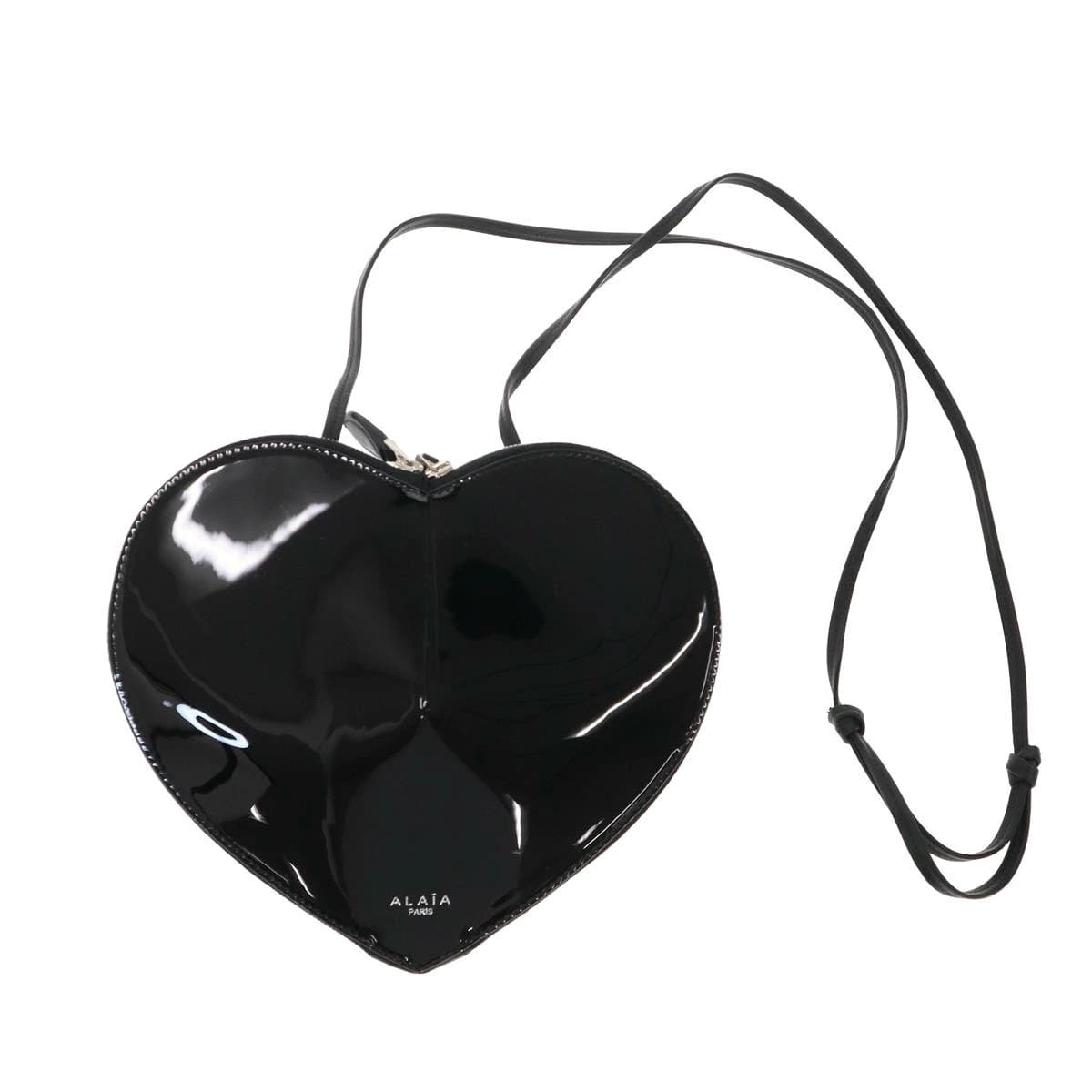 アライア LE COEUR パテントレザーハートショルダーバッグ