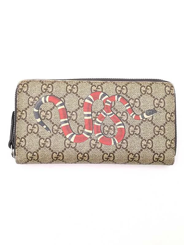 GUCCI グッチ 451273 525040 GGスプリームスネークウォレット