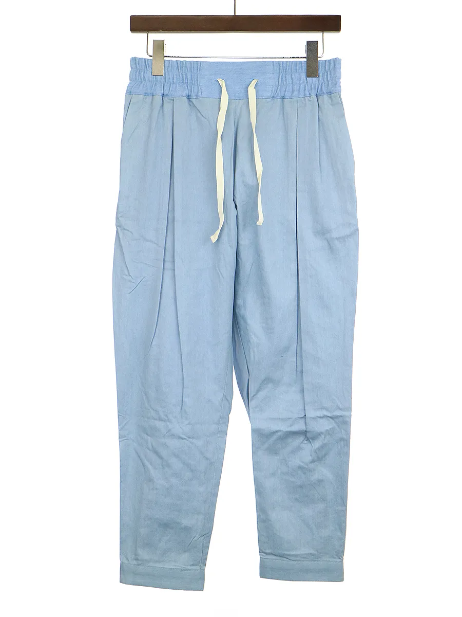 YANTOR ヤントル 18SS 120双糸 ブリーチヒモパンツ