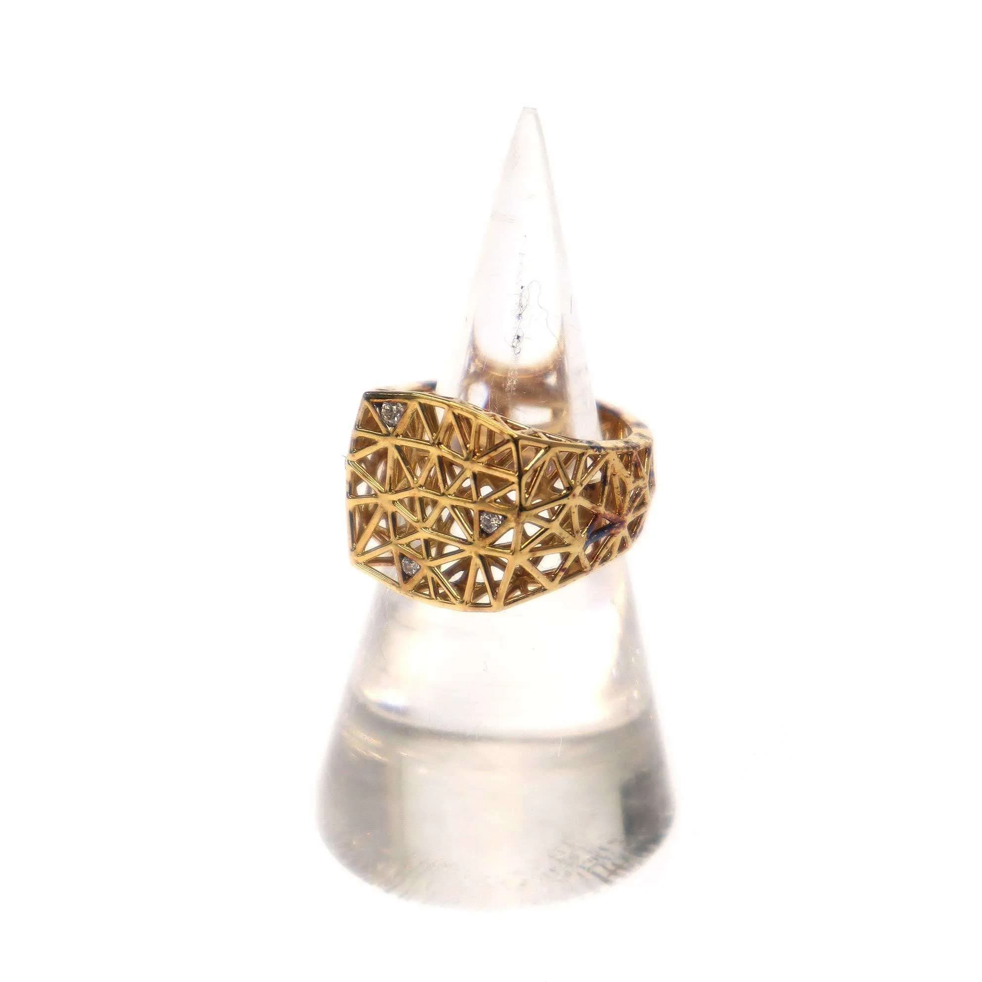 TOM WOOD トムウッド Mesh Ring メッシュシグネットリング