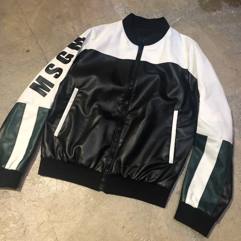 MSGM MSGM 17SS ロゴデザインボンバージャケット