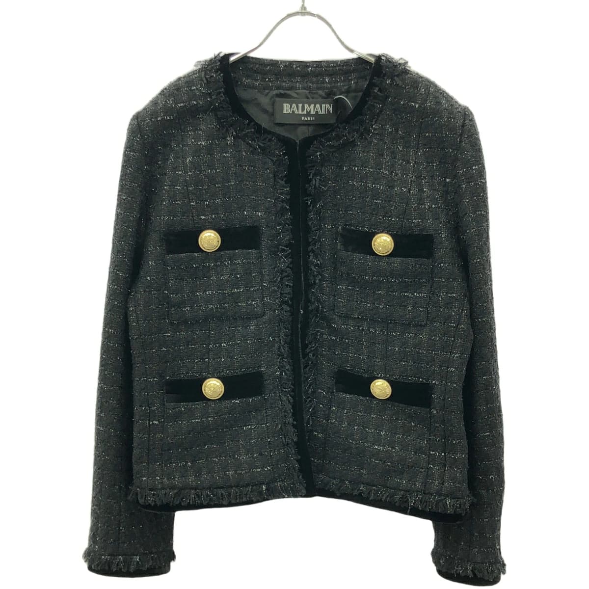 BALMAIN HOMME バルマンパリ ツイードジャケット SF17259226C