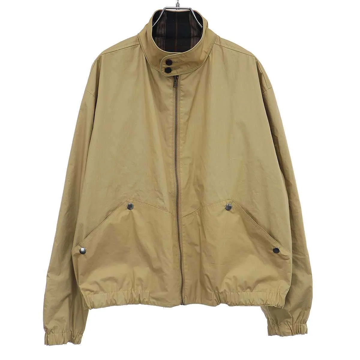 FUMIKA UCHIDA フミカウチダ 25SS COATED COTTON PLAID REVERSIBLE BLOUSON ワックスコートリバーシブルブルゾン