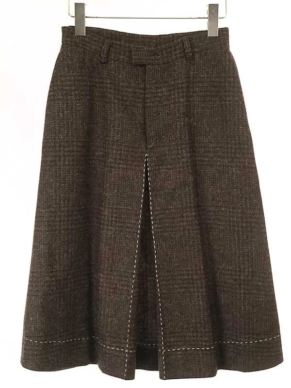 Maison Margiela メゾン マルタン マルジェラ 20AW ウールステッチキュロットパンツ