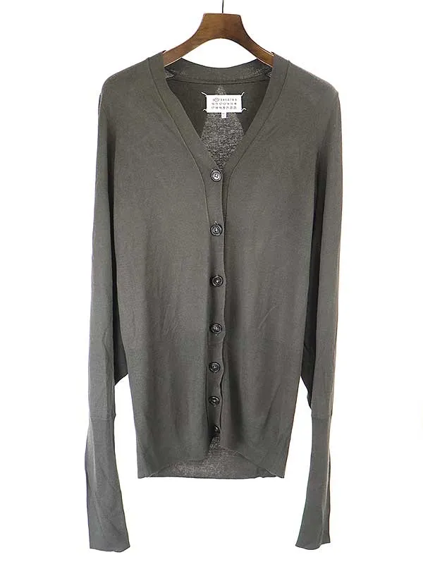 Maison Margiela メゾンマルタンマルジェラ 1 16SS バックレイヤードデザインカーディガンニットカーディガン