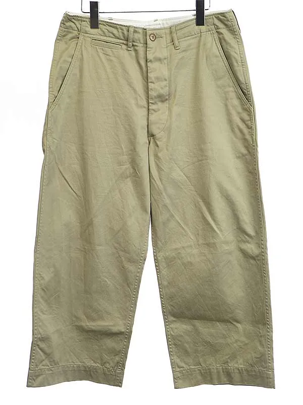 CIOTA シオタ 21SS スビンコットンウエポンチノパンツ