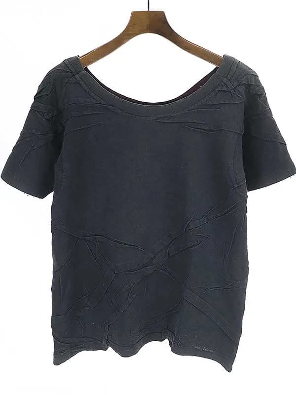 Maison Margiela メゾン マルタン マルジェラ 2001AW バックプリント再構築デザインTシャツ