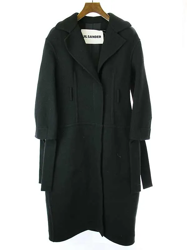 JIL SANDER ジルサンダー 20AW ウールメルトン ロングコート JSWR125785