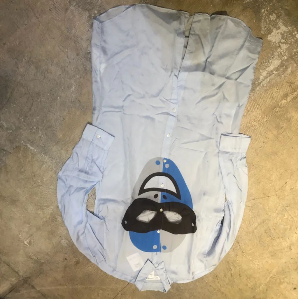 COMME des GARCONS COMME des GARCONS SHIRT 19SS マスクプリントロングシャツ