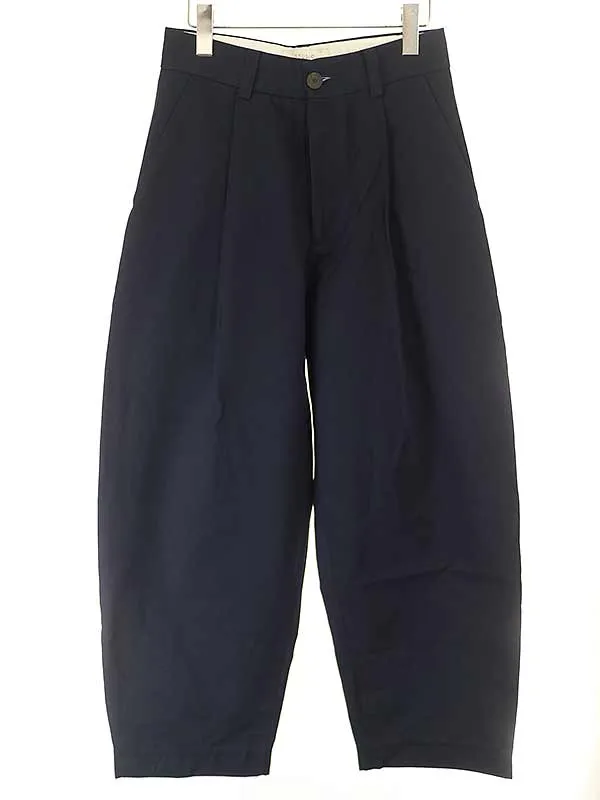 STUDIO NICHOLSON スタジオ ニコルソン BRIDGES PEACHED DRILL VOLUME PANT ボリュームワイドパンツ
