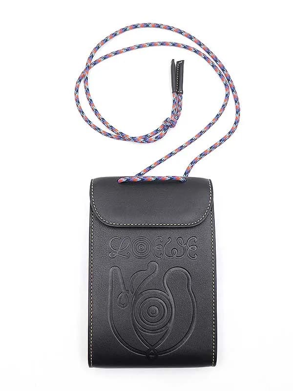 LOEWE ロエベ ELN NECK POCKET BAG ネックストラップレザーバッグ