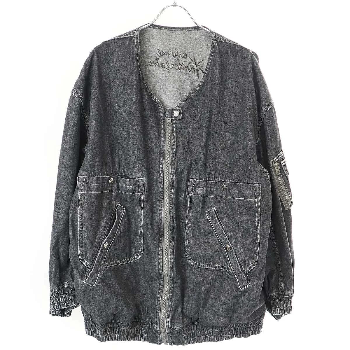 TENDERLOIN テンダーロイン DENIM MA-1 ジップアップデニムブルゾン