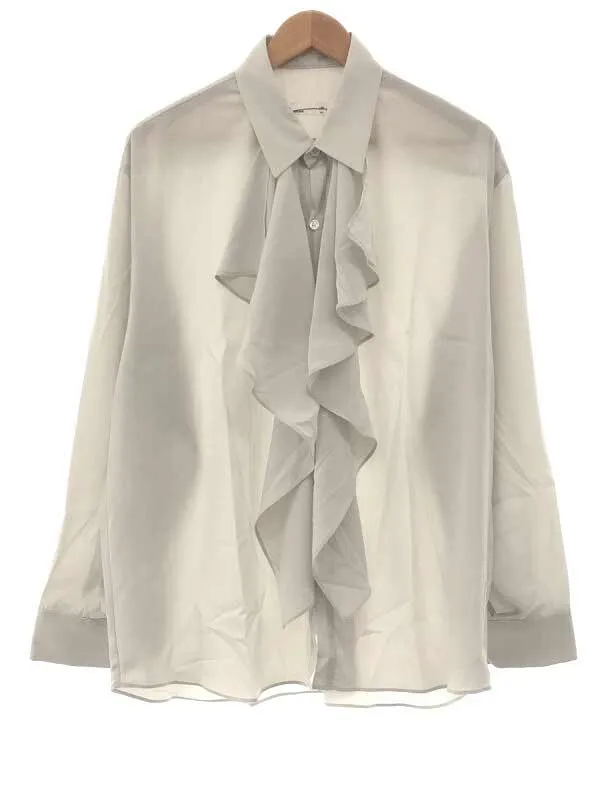 LAD MUSICIAN ラッドミュージシャン 21AW DECHINE FRILL SHIRT ポリエステルフリルデシンシャツ