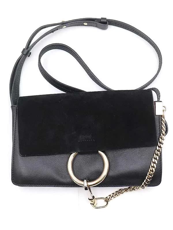 Chloe クロエ FAYE SMALL レザーショルダーバッグ