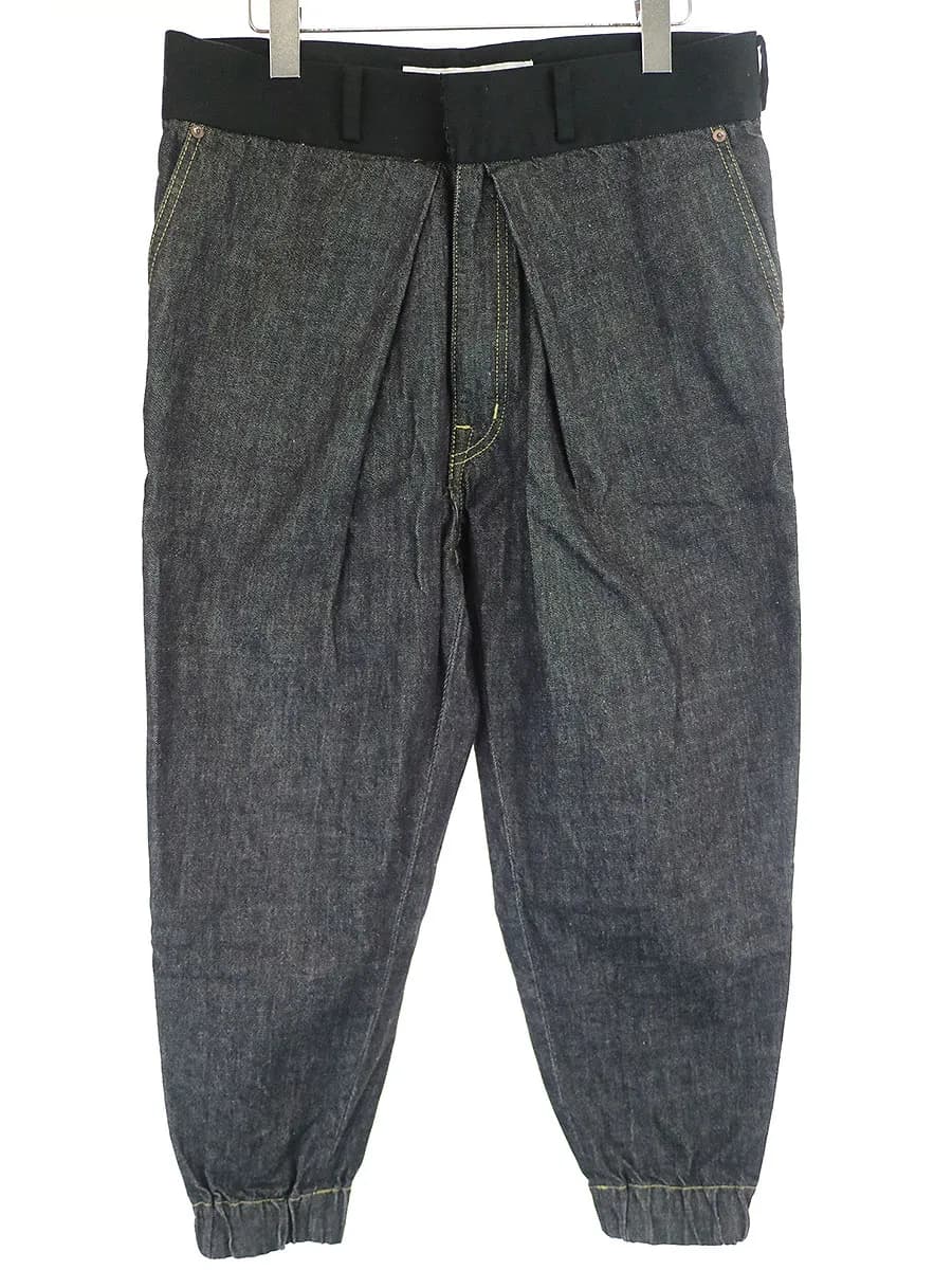 GANRYU ガンリュウ 17SS リブデニムパンツ