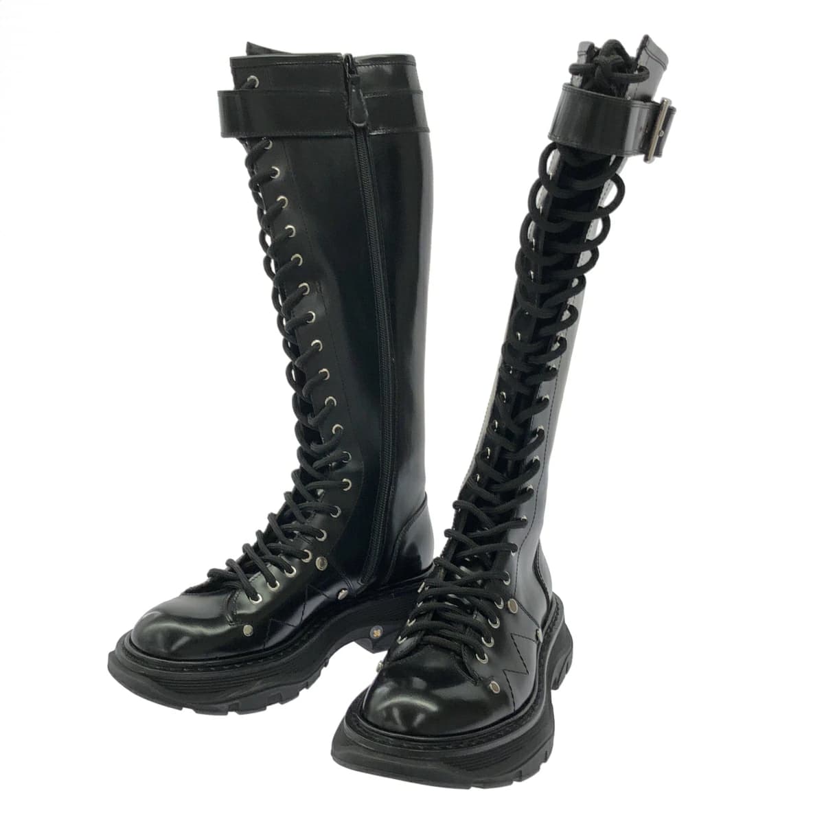 ALEXANDER McQUEEN アレキサンダーマックイーン Tread Lace Up Boot トレッド レースアップブーツ 595466