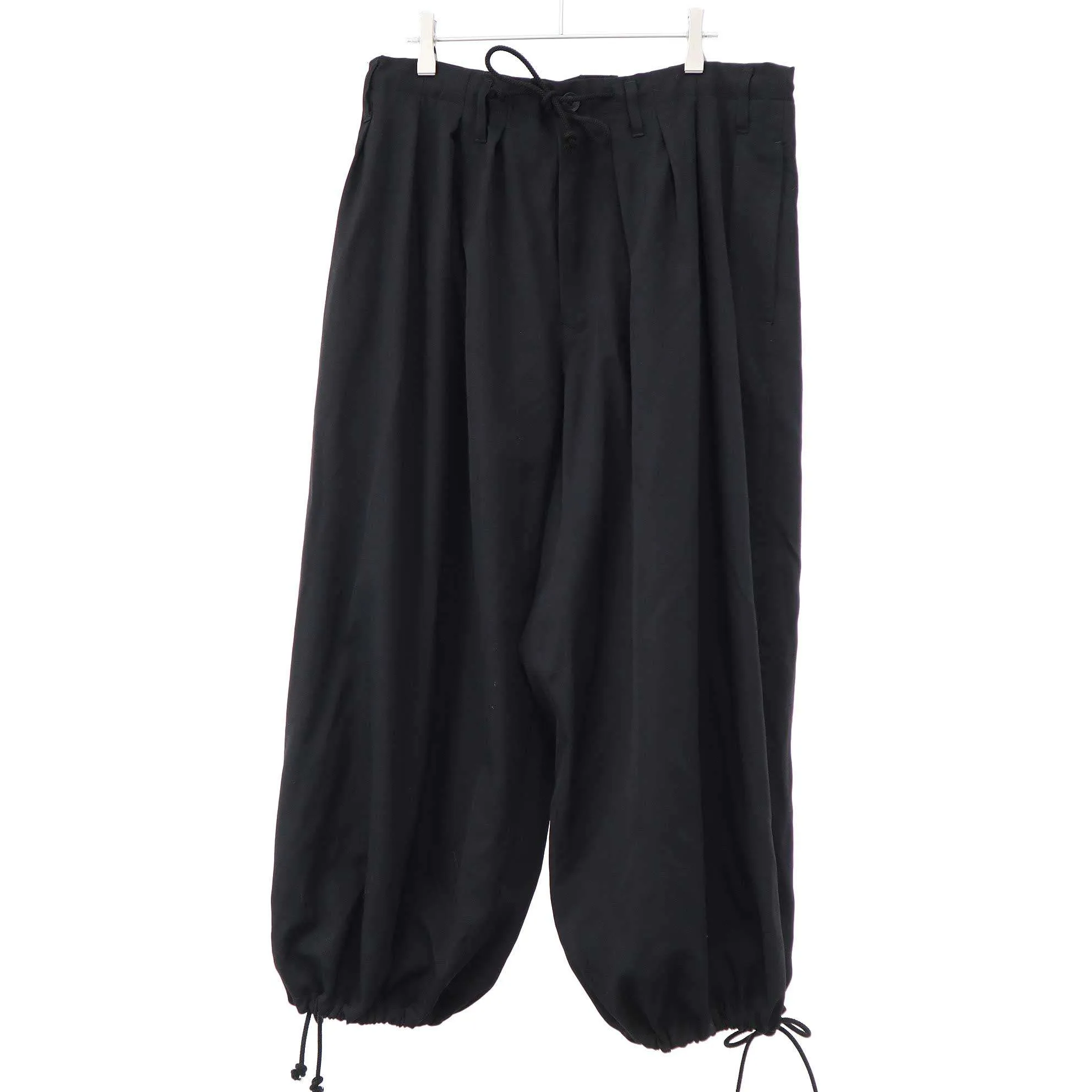 Yohji Yamamoto ヨウジヤマモト プールオム 23SS ウールギャバジンスタンダードバルーンパンツ