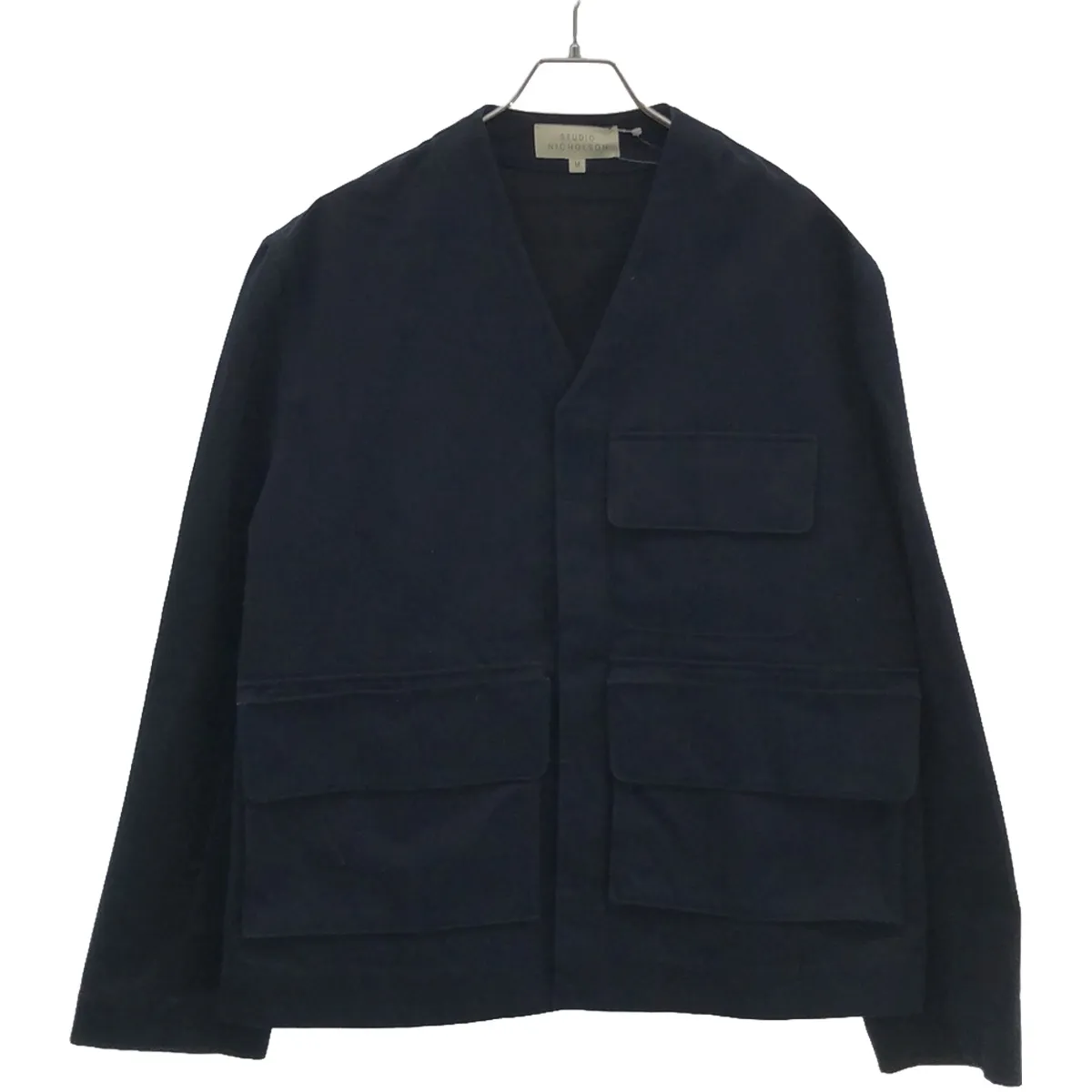 STUDIO NICHOLSON スタジオ ニコルソン 17AW MAIN JACKET ノーカラージャケット