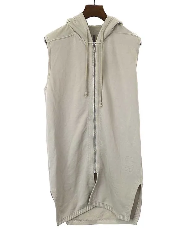 Rick Owens ダークシャドウバイリックオウエンス 15SS ノースリーブロングスウェットジップアップパーカー