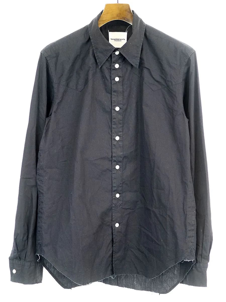 TAKAHIROMIYASHITA The SoloIst. タカヒロミヤシタ ザ ソロイスト 18SS コットンカウボーイシャツ