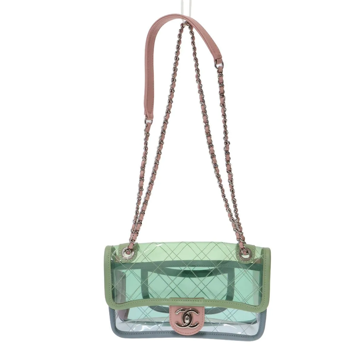 CHANEL シャネル PVC Coco Splash Small Flap Bag ココスプラッシュ ショルダーバッグ A57409