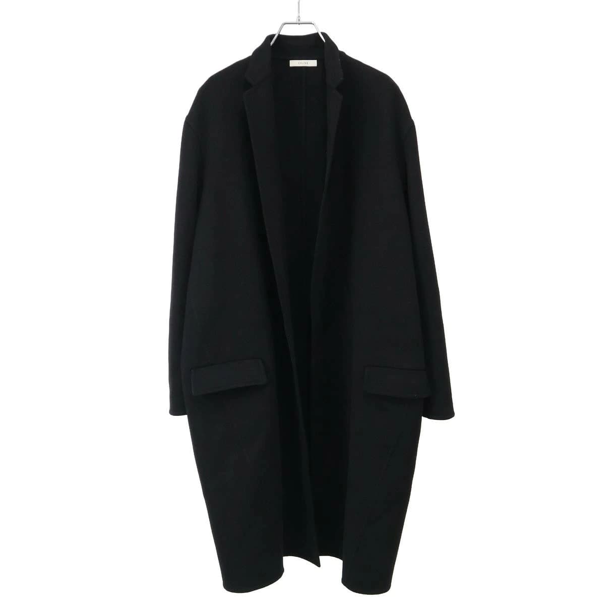 CELINE セリーヌ フィービーファイロ エッグクロンビー カシミヤダブルフェイスコート 2 8H13/6700