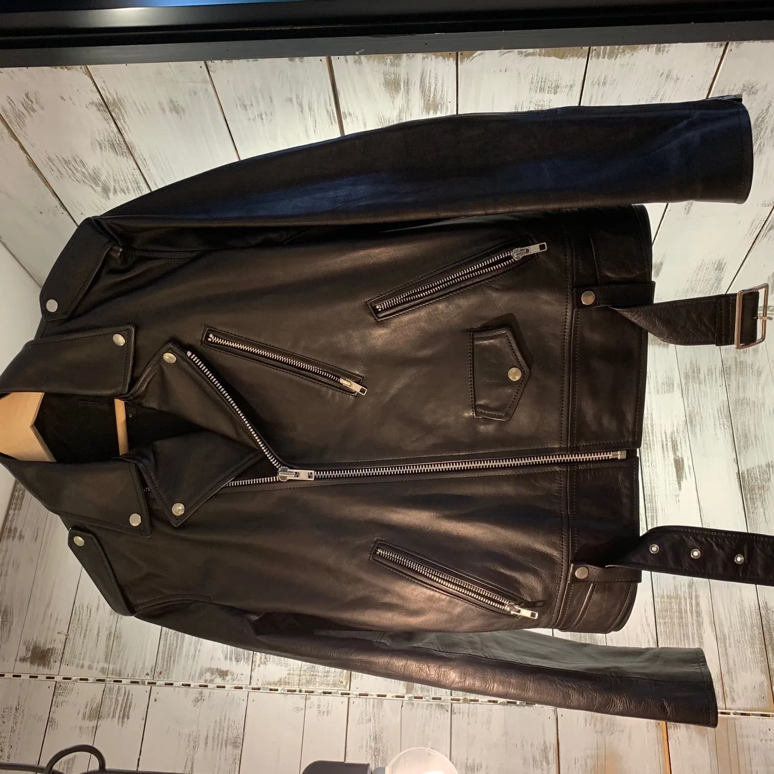 LAD MUSICIAN LAD MUSICIAN 17SS HORSE HIDE DOUBLE RIDERS JACKET