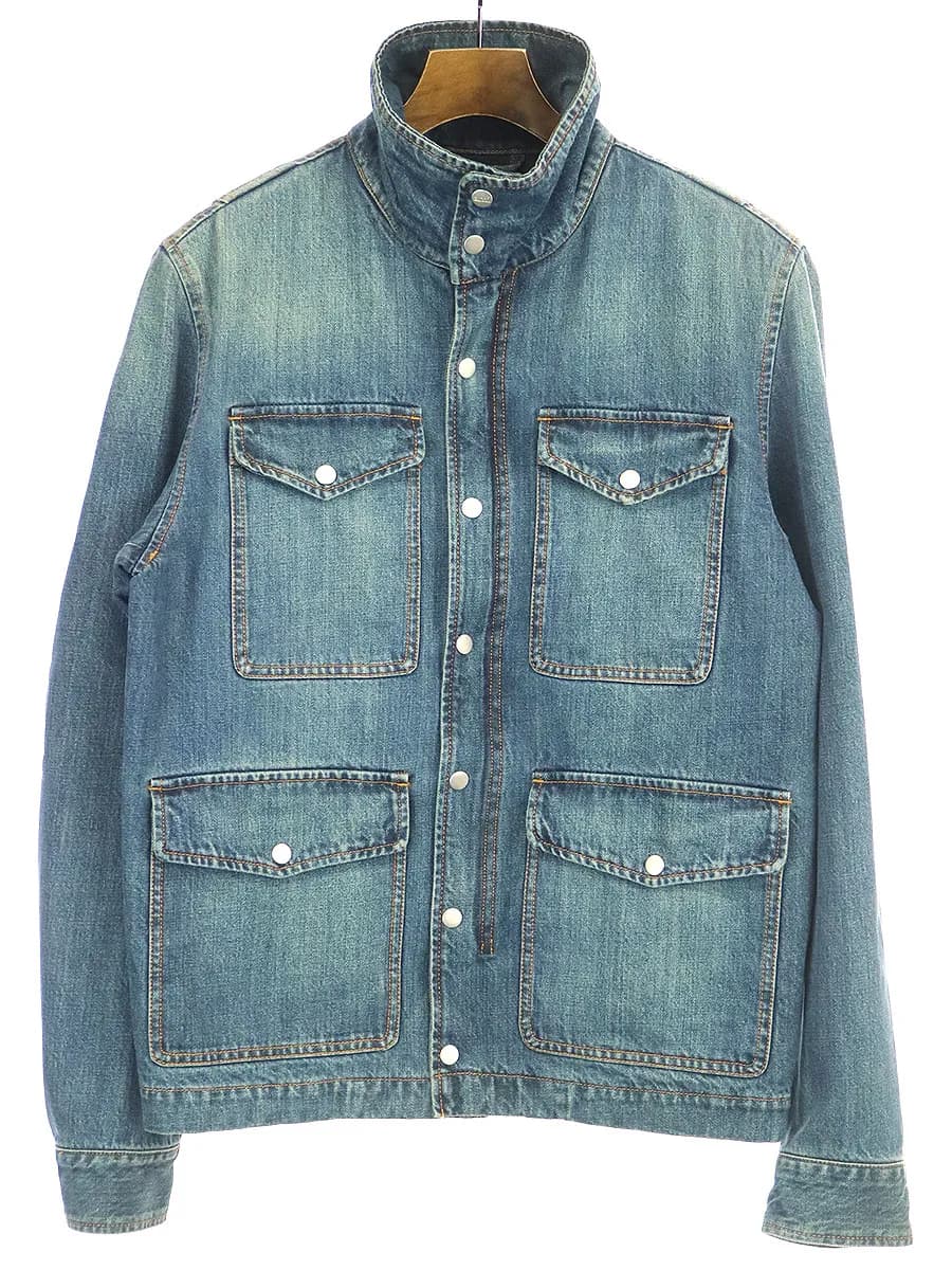 Ami Paris アミ アレクサンドル マテュッシ 15AW ジップアップデニムジャケット