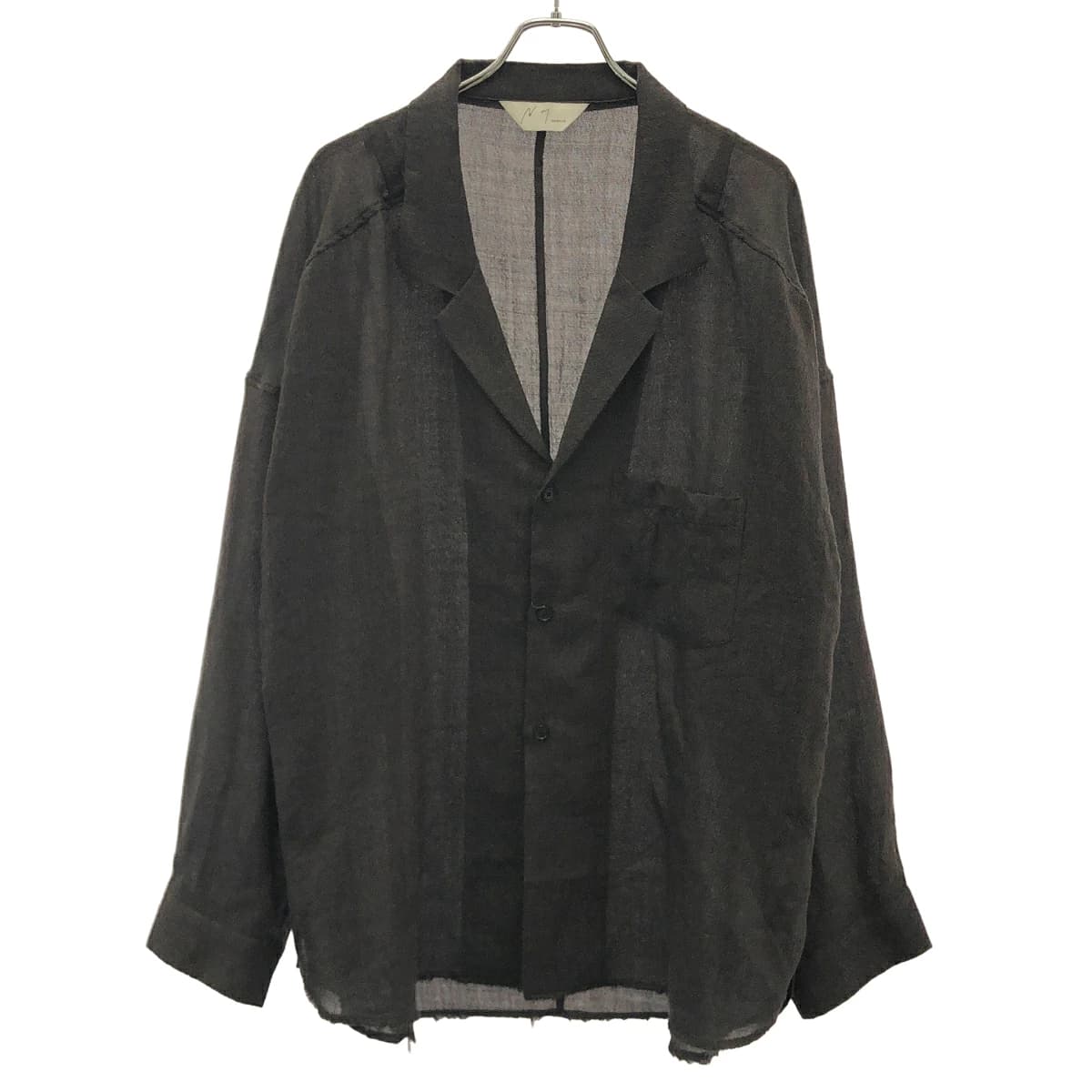 ANCELLM アンセルム 25AW WOOL KERSEY TAILORED SHIRT シャツ ANC-SH73-B