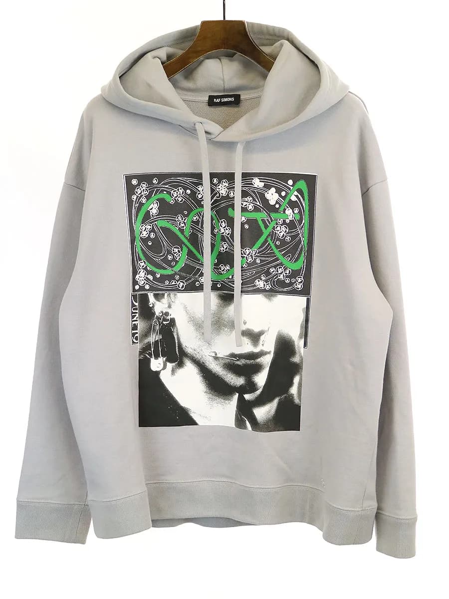 RAF SIMONS ラフシモンズ 19SSグラフィックプリントパーカー