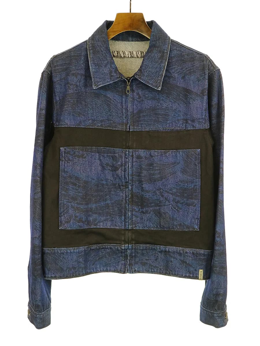 KENZO ケンゾー 14SS WAVESGUM 切替デニムジャケット