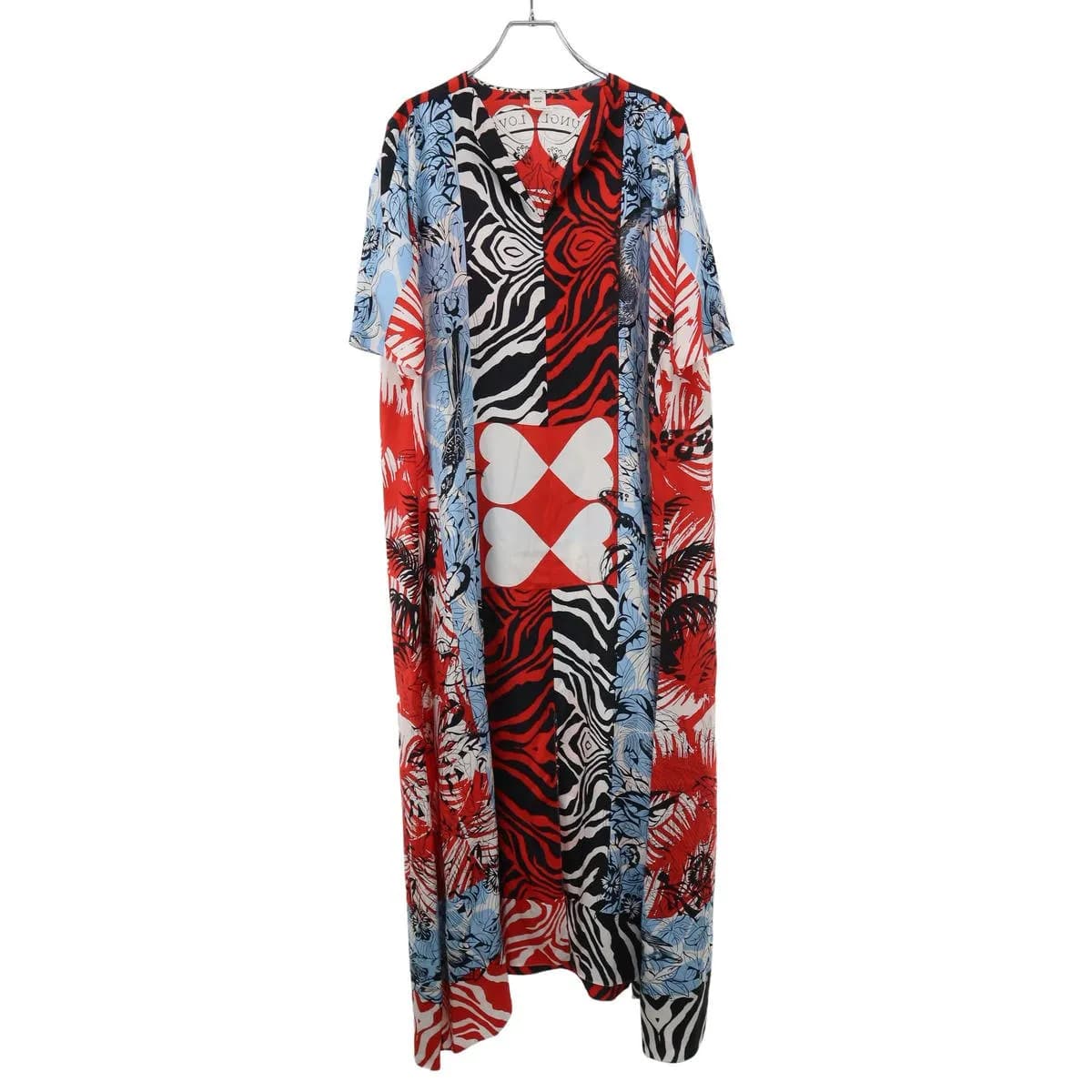 HERMES エルメス 23SS JUNGLE LOVE ジャングルラブ シルクドレスワンピース 3E0520D5