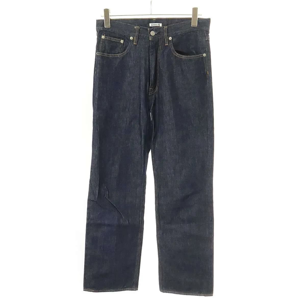 AURALEE オーラリー HARD TWIST DENIM 5P PANTS ハードツイストデニムパンツ A00P01DM