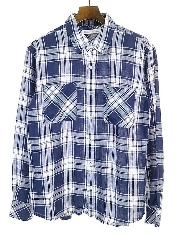 Ron Herman ロンハーマン 16SS リネンチェックシャツ