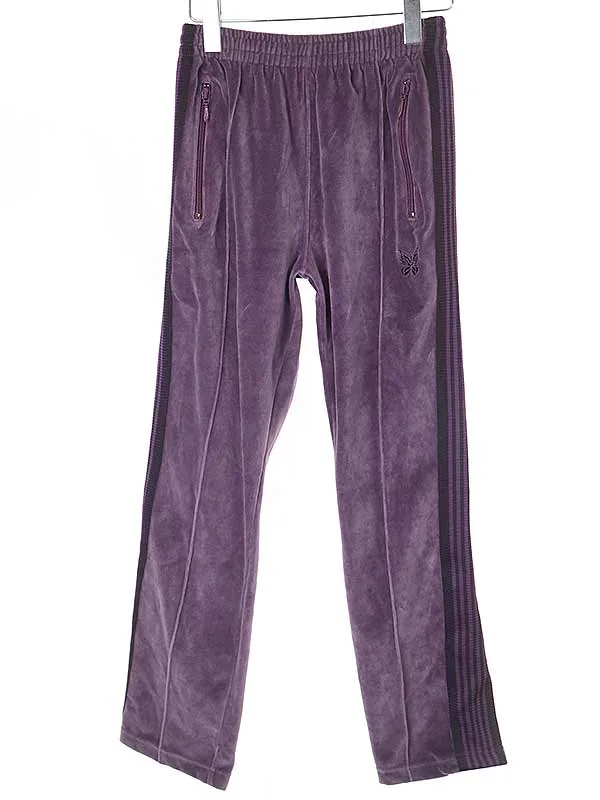 NEEDLES ニードルズ 22AW Narrow Track Pant ベロアナロートラックパンツ